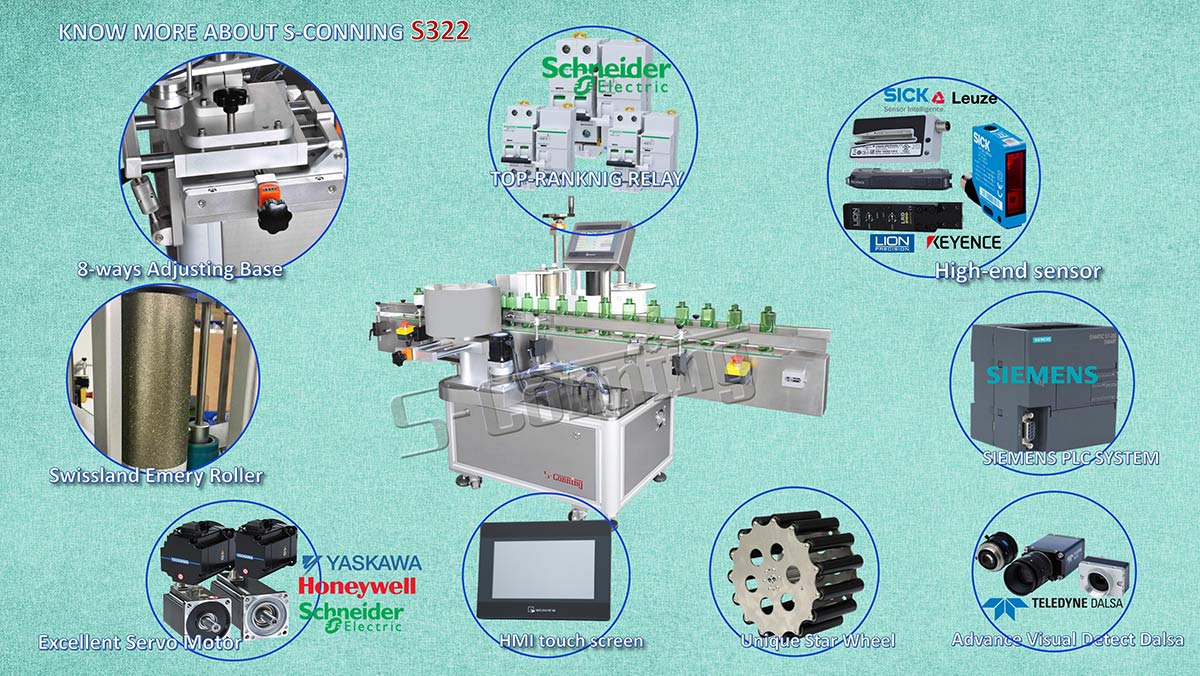 Labeling Machine for Round Bottles