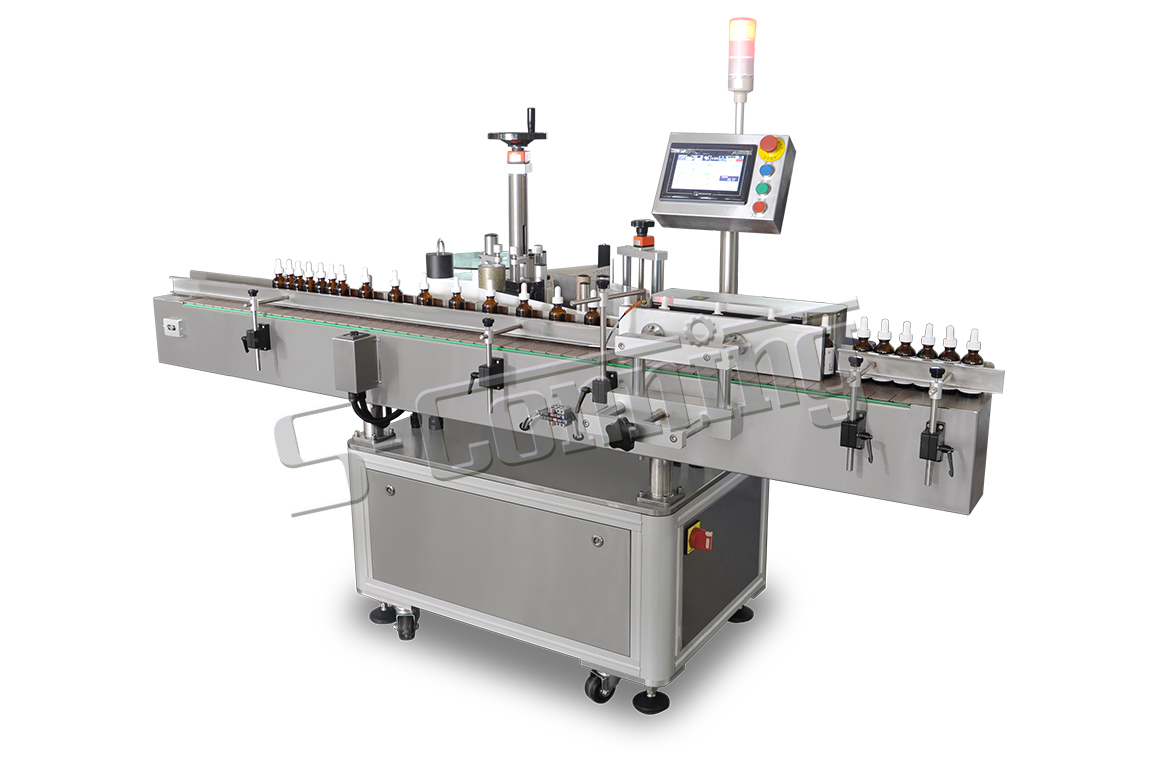 Round Bottle Vertical Labeling Machine