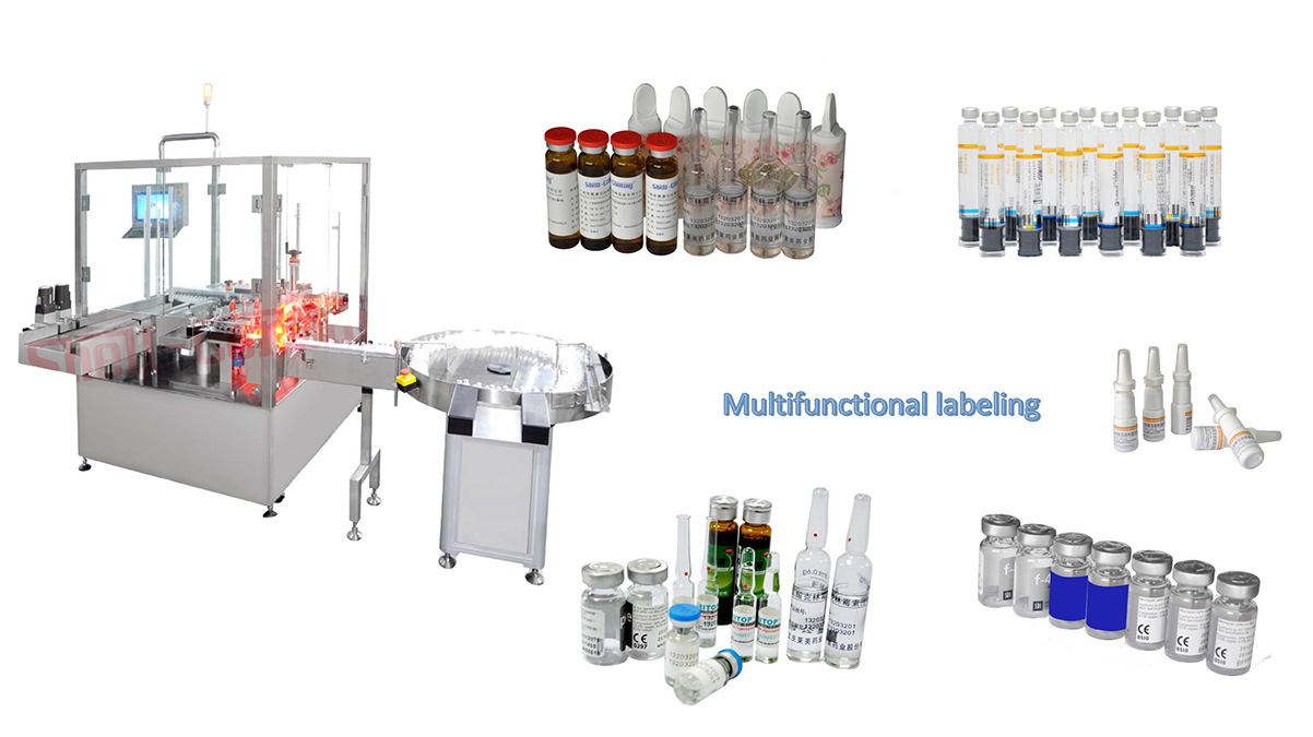 ampoule bottle labeling machine